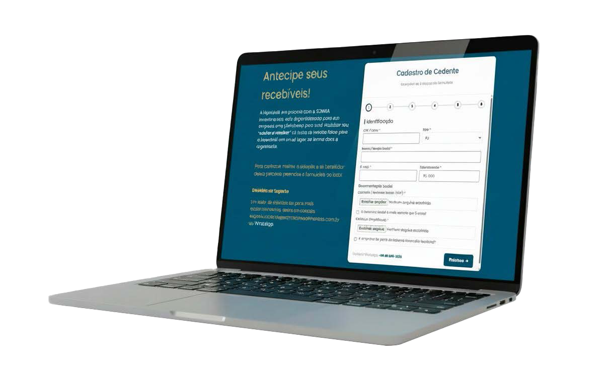 Plataforma de cadastro de cedente